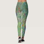 Gustav Klimt - Landentuin met zonnebloemen Leggings (Achterkant)