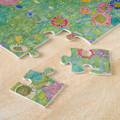 Gustav Klimt - Landentuin met zonnebloemen Legpuzzel (Zijkant)