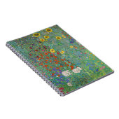 Gustav Klimt - Landentuin met zonnebloemen Notitieboek (Rechterzijde)