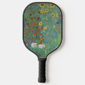 Gustav Klimt - Landentuin met zonnebloemen Pickleball Paddle (Achterkant)