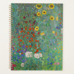 Gustav Klimt - Landentuin met zonnebloemen Planner<br><div class="desc">Landtuin met zonnebloemen / Boerderijen tuin met zonnebloemen - Gustav Klimt in 1905-1906</div>