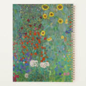 Gustav Klimt - Landentuin met zonnebloemen Planner (Achterkant)
