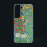 Gustav Klimt - Landentuin met zonnebloemen Samsung Galaxy Hoesje<br><div class="desc">Landtuin met zonnebloemen / Boerderijen tuin met zonnebloemen - Gustav Klimt in 1905-1906</div>