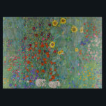 Gustav Klimt - Landentuin met zonnebloemen Snijplank<br><div class="desc">Landtuin met zonnebloemen / Boerderijen tuin met zonnebloemen - Gustav Klimt in 1905-1906</div>