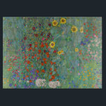 Gustav Klimt - Landentuin met zonnebloemen Snijplank<br><div class="desc">Landtuin met zonnebloemen / Boerderijen tuin met zonnebloemen - Gustav Klimt in 1905-1906</div>