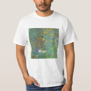 Gustav Klimt - Landentuin met zonnebloemen T-shirt