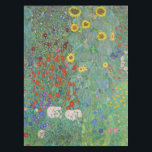 Gustav Klimt - Landentuin met zonnebloemen Tafelkleed<br><div class="desc">Landtuin met zonnebloemen / Boerderijen tuin met zonnebloemen - Gustav Klimt in 1905-1906</div>