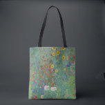 Gustav Klimt - Landentuin met zonnebloemen Tote Bag<br><div class="desc">Landtuin met zonnebloemen / Boerderijen tuin met zonnebloemen - Gustav Klimt in 1905-1906</div>