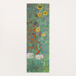 Gustav Klimt - Landentuin met zonnebloemen Yogamat<br><div class="desc">Landtuin met zonnebloemen / Boerderijen tuin met zonnebloemen - Gustav Klimt in 1905-1906</div>