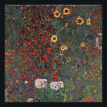 Gustav Klimt - Landentuin Perfect Poster<br><div class="desc">Gustav Klimt - Landtuin met zonnebloemen 1906</div>