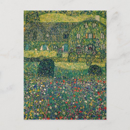 Gustav Klimt - Landhuis aan de Attersee Briefkaart (Voorkant)