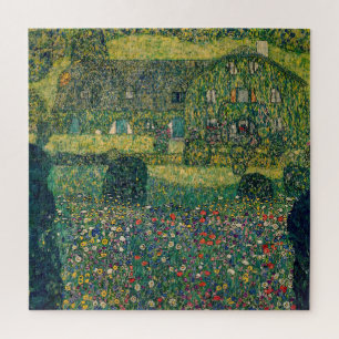 Gustav Klimt - Landhuis aan de Attersee Legpuzzel