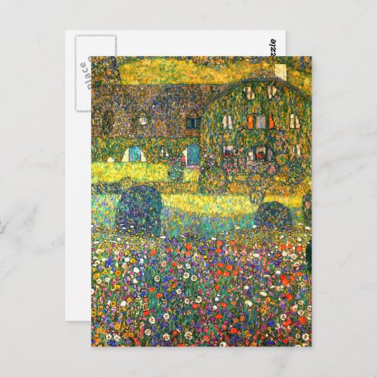 Gustav Klimt: Landhuis in Attersee Briefkaart (Voorkant / Achterkant)