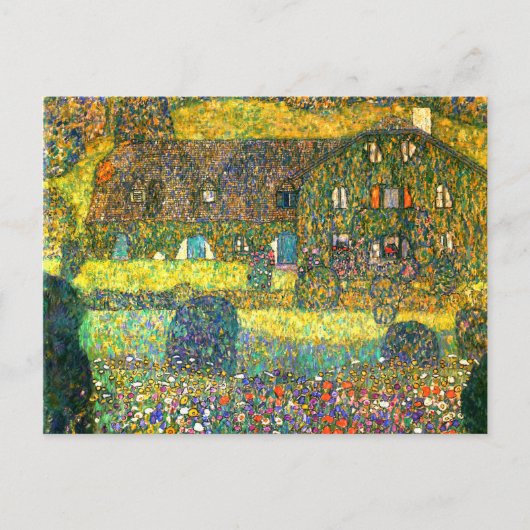 Gustav Klimt: Landhuis in Attersee Briefkaart (Voorkant)