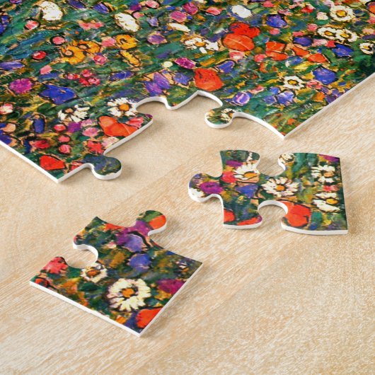 Gustav Klimt: Landhuis in Attersee Legpuzzel (Zijkant)