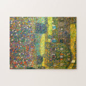 Gustav Klimt: Landhuis in Attersee Legpuzzel (Horizontaal)