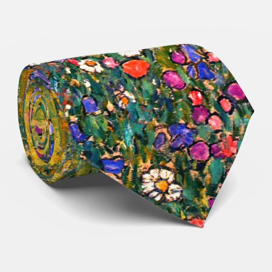 Gustav Klimt: Landhuis in Attersee Stropdas (Opgerold)