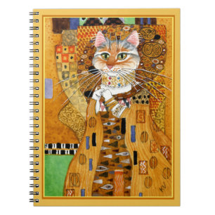 Gustav Klimt leuke kattespoeling notebook Notitieboek