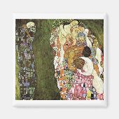 Gustav Klimt ~ Leven en Dood Magneet (Voorkant)