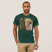 Gustav Klimt ~ Leven en Dood T-shirt (Voorkant volledig)