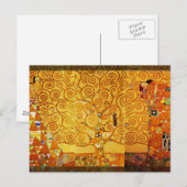 Gustav Klimt Levensboom: Art Nouveau Symbolist Briefkaart (Voorkant / Achterkant)