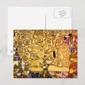 Gustav Klimt Levensboom: Art Nouveau Symbolist Briefkaart (Voorkant / Achterkant)