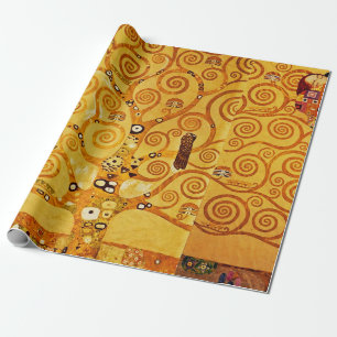 Gustav Klimt Levensboom: Art Nouveau Symbolist Cadeaupapier