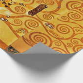 Gustav Klimt Levensboom: Art Nouveau Symbolist Cadeaupapier (Hoek)