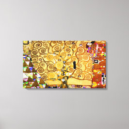 Gustav Klimt Levensboom: Art Nouveau Symbolist Canvas Afdruk
