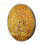 Gustav Klimt Levensboom: Art Nouveau Symbolist Dartbord (Voorkant Rechts)