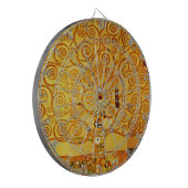 Gustav Klimt Levensboom: Art Nouveau Symbolist Dartbord (Voorkant Links)
