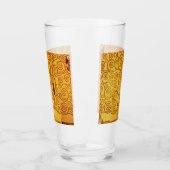 Gustav Klimt Levensboom: Art Nouveau Symbolist Glas (Links)