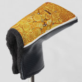 Gustav Klimt Levensboom: Art Nouveau Symbolist Golfheadcover (3/4 voorkant)