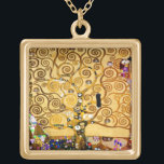 Gustav Klimt Levensboom: Art Nouveau Symbolist Goud Vergulden Ketting<br><div class="desc">Verhoog uw ruimte met dit iconische meesterwerk, Gustav Klimt's "Tree of Life" (van de Stoclet Frieze). Dit beroemde art nouveau-kunstwerk boeit met zijn wervelende gouden takken, ingewikkelde patronen en symbolische motieven die de reis, verbinding en groei van het leven vertegenwoordigen. Klimt's kenmerkende gebruik van rijk, glinsterend goud, mozaïekachtige details en...</div>
