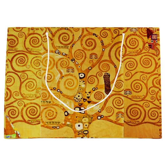 Gustav Klimt Levensboom: Art Nouveau Symbolist Groot Cadeauzakje (Voorkant)