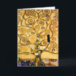 Gustav Klimt Levensboom: Art Nouveau Symbolist Kaart<br><div class="desc">Verhoog uw ruimte met dit iconische meesterwerk, Gustav Klimt's "Tree of Life" (van de Stoclet Frieze). Dit beroemde art nouveau-kunstwerk boeit met zijn wervelende gouden takken, ingewikkelde patronen en symbolische motieven die de reis, verbinding en groei van het leven vertegenwoordigen. Klimt's kenmerkende gebruik van rijk, glinsterend goud, mozaïekachtige details en...</div>