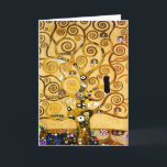Gustav Klimt Levensboom: Art Nouveau Symbolist Kaart<br><div class="desc">Verhoog uw ruimte met dit iconische meesterwerk, Gustav Klimt's "Tree of Life" (van de Stoclet Frieze). Dit beroemde art nouveau-kunstwerk boeit met zijn wervelende gouden takken, ingewikkelde patronen en symbolische motieven die de reis, verbinding en groei van het leven vertegenwoordigen. Klimt's kenmerkende gebruik van rijk, glinsterend goud, mozaïekachtige details en...</div>