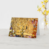 Gustav Klimt Levensboom: Art Nouveau Symbolist Kaart (Gele Bloem)