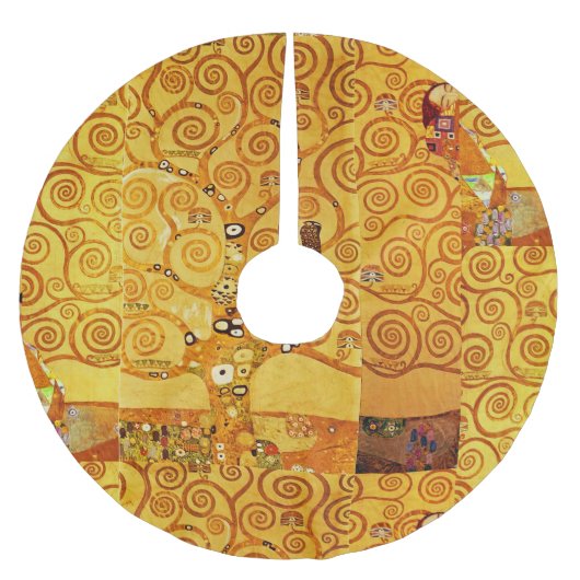 Gustav Klimt Levensboom: Art Nouveau Symbolist Kerstboom Rok (Voorkant)