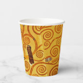 Gustav Klimt Levensboom: Art Nouveau Symbolist Papieren Bekers (Achterkant)