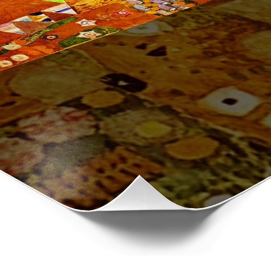 Gustav Klimt Levensboom: Art Nouveau Symbolist Poster (Hoek)