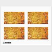 Gustav Klimt Levensboom: Art Nouveau Symbolist Rechthoekige Sticker (Vel)