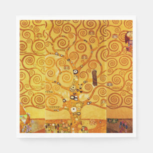 Gustav Klimt Levensboom: Art Nouveau Symbolist Servet