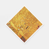 Gustav Klimt Levensboom: Art Nouveau Symbolist Servet (Hoek)