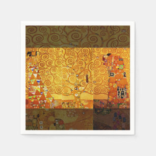 Gustav Klimt Levensboom: Art Nouveau Symbolist Servet