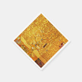 Gustav Klimt Levensboom: Art Nouveau Symbolist Servetten (Hoek)