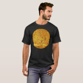 Gustav Klimt Levensboom: Art Nouveau Symbolist T-shirt (Voorkant volledig)