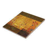 Gustav Klimt Levensboom: Art Nouveau Symbolist Tegeltje (Zijkant)