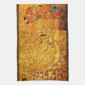 Gustav Klimt Levensboom: Art Nouveau Symbolist Theedoek (Verticaal)