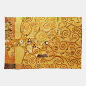 Gustav Klimt Levensboom: Art Nouveau Symbolist Theedoek (Horizontaal)